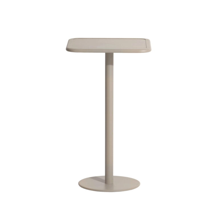 Table extérieur Mange-debout WEEK-END carré Dune PETITE FRITURE