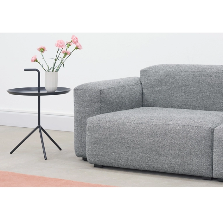 Canapé MAGS SOFT LOW 3 places wide Gris 126 HAY
