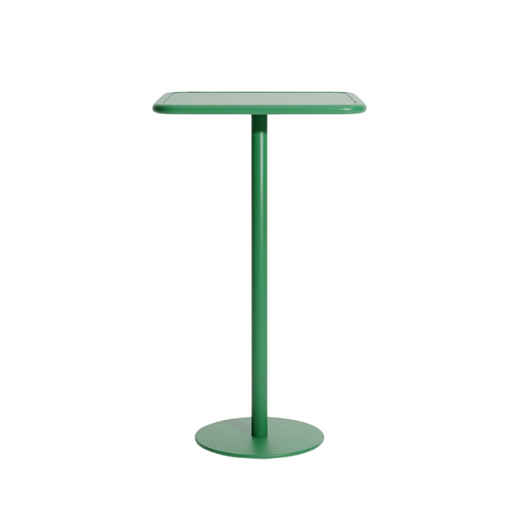 Table extérieur Mange-debout WEEK-END carré Vert menthe PETITE FRITURE