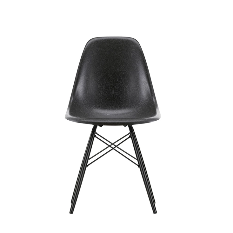 Chaise EAMES FIBERGLASS CHAIR DSW Gris foncé Eames VITRA