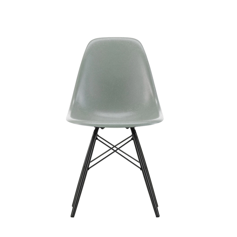 Chaise EAMES FIBERGLASS CHAIR DSW Vert mousse Eames VITRA