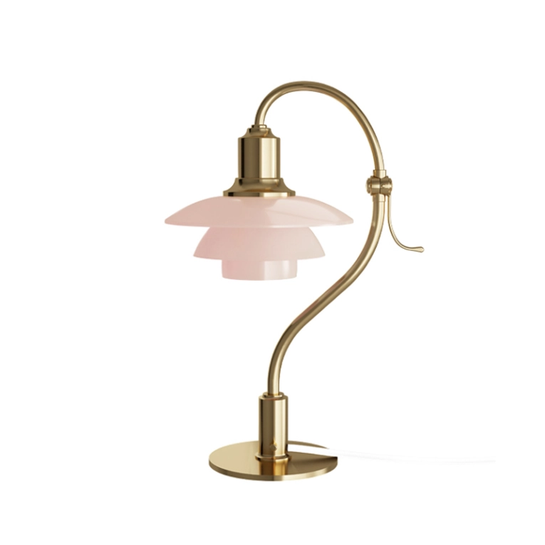 Lampe à poser PH 2/2 QUESTION MARK Pale Rose Rose pâle LOUIS POULSEN