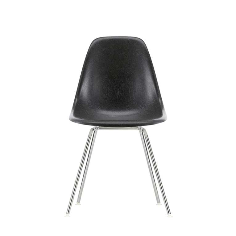 Chaise EAMES FIBERGLASS CHAIR DSX Gris foncé Eames VITRA