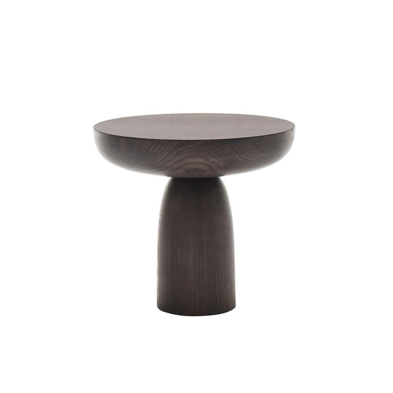 Table d'appoint guéridon OLO WOOD Ø 50 Moka MOGG