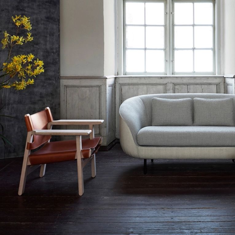 Fauteuil THE SPANISH CHAIR Cognac FREDERICIA