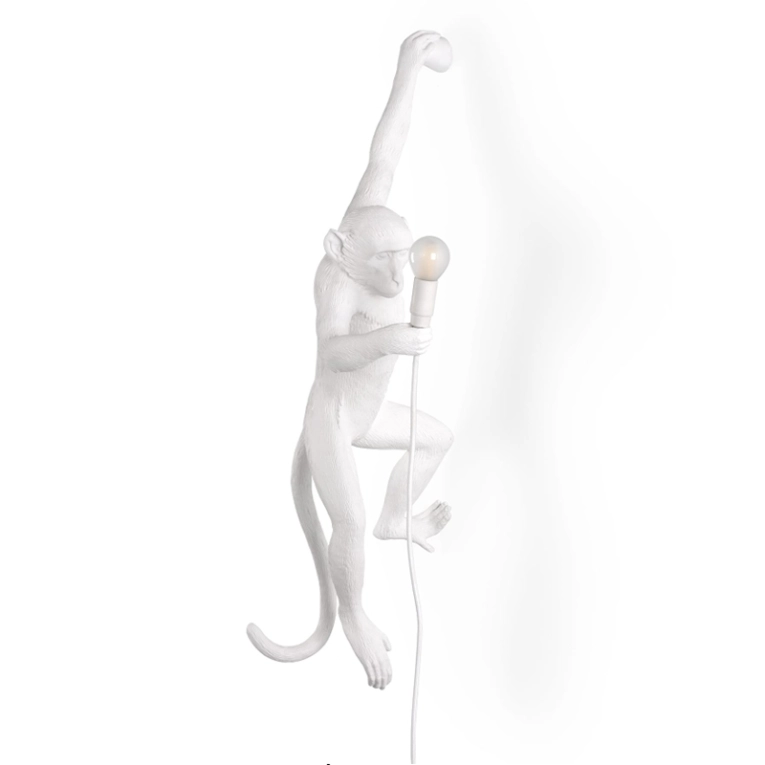 Applique MONKEY Hanging Blanc SELETTI