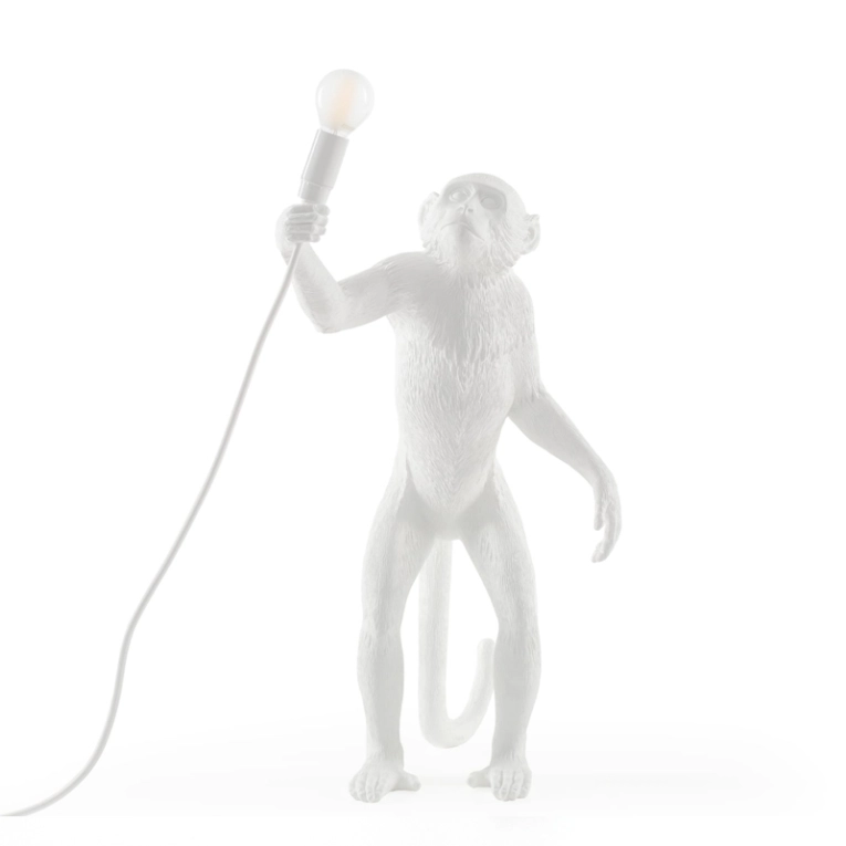 Lampe à poser MONKEY Standing Blanc SELETTI