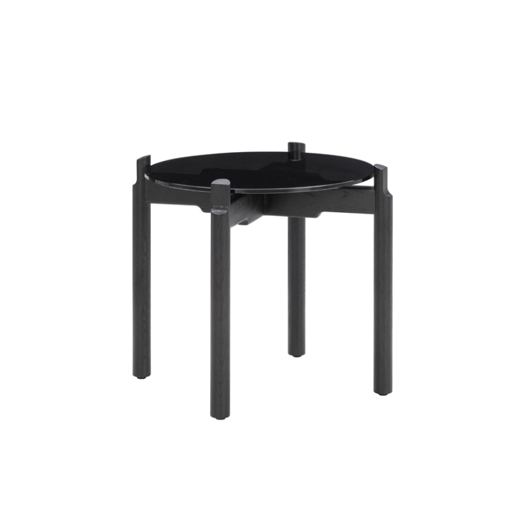 Table d'appoint guéridon NOTCH Ø 50 Noir WENDELBO