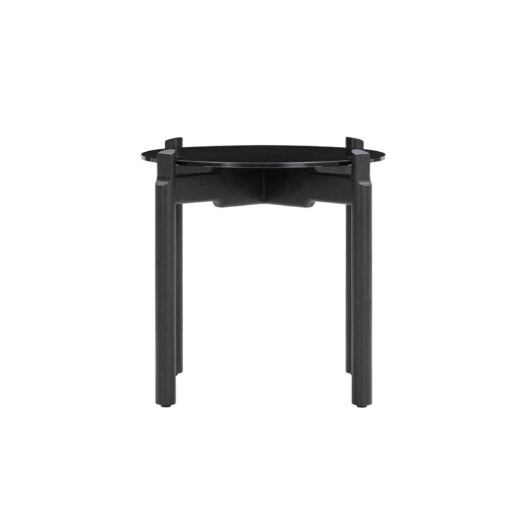 Table d'appoint guéridon NOTCH Ø 50 Noir WENDELBO