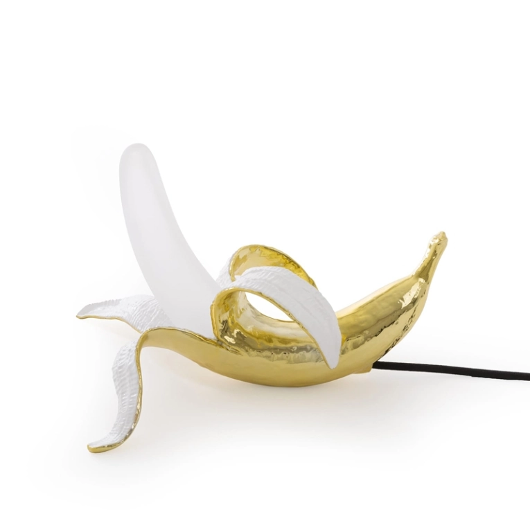 Lampe à poser BANANA DEWEY Doré SELETTI