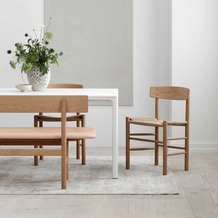 Chaise MOGENSEN J39 Noir FREDERICIA