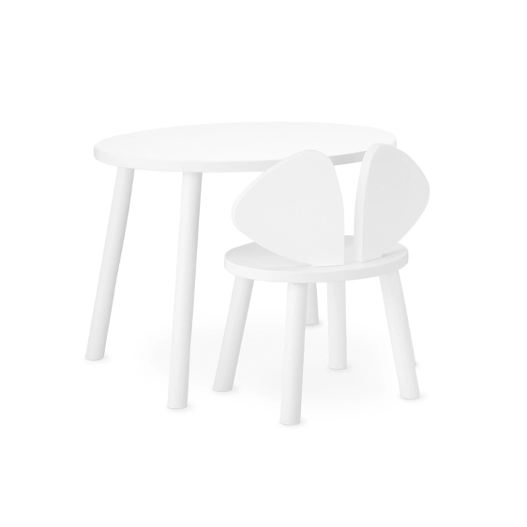 Siège enfant Chaise enfant MOUSE 2 à 5 ans Blanc NOFRED
