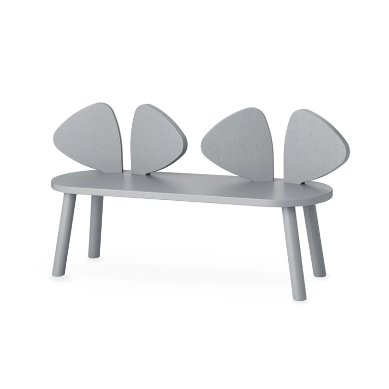 Siège enfant Banc enfant MOUSE 2 à 5 ans Gris NOFRED
