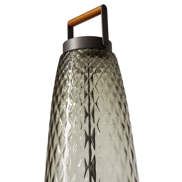 Luminaire extérieur Lampe rechargeable SINGAPORE SLING OUTDOOR Verre fumé CASSINA