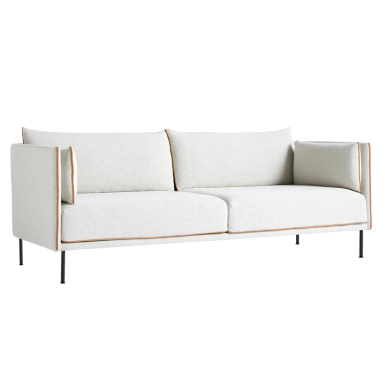 Canapé SILHOUETTE 3 places Blanc 100 HAY