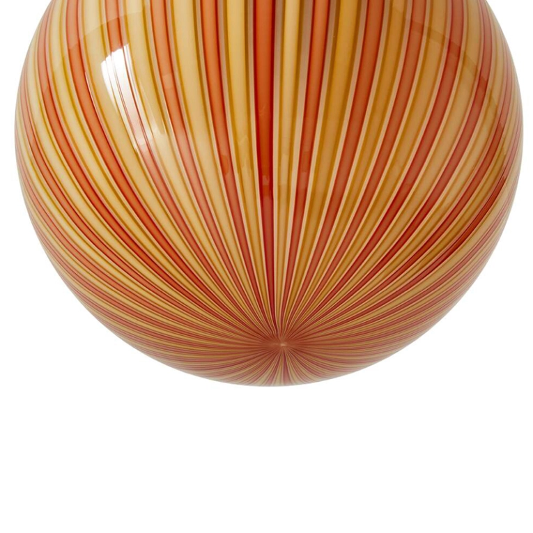 Suspension BOLLICOSA Small Filigrané caramel et orange CASSINA