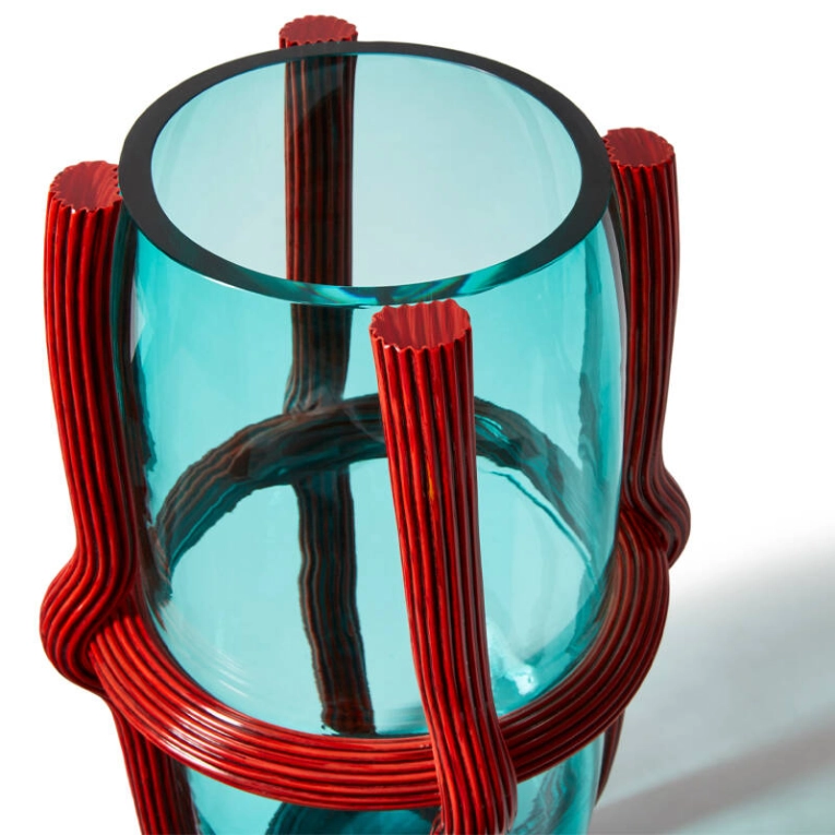 Vase Vase SESTIERE H 37 Vert d'eau CASSINA