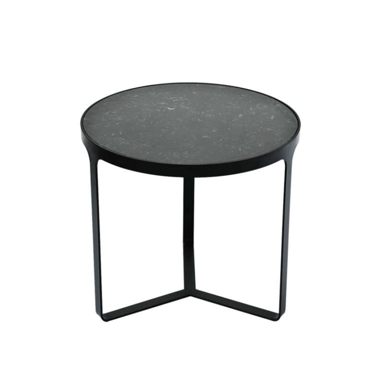 Table d'appoint guéridon CAGE Noir TACCHINI