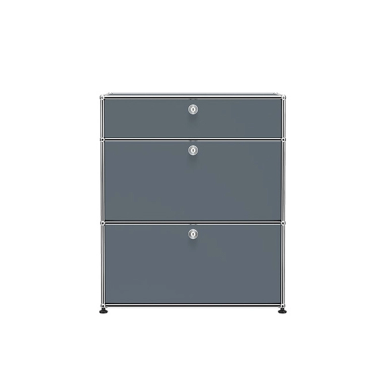 Meuble de rangement USM HALLER M25 Gris moyen USM HALLER
