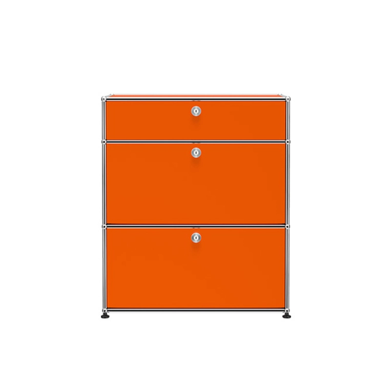 Meuble de rangement USM HALLER M25 Orange pur USM HALLER