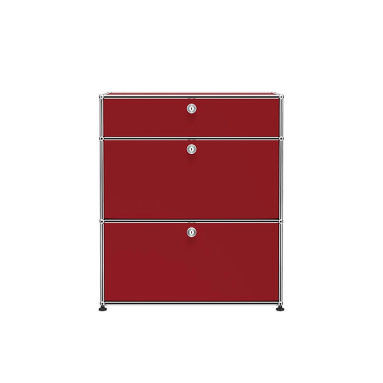 Meuble de rangement USM HALLER M25 Rouge rubis USM USM HALLER