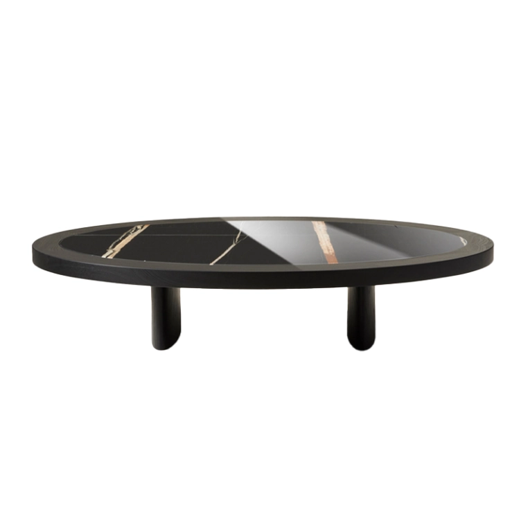Table basse MONTA Marbre Sahara noir CASSINA