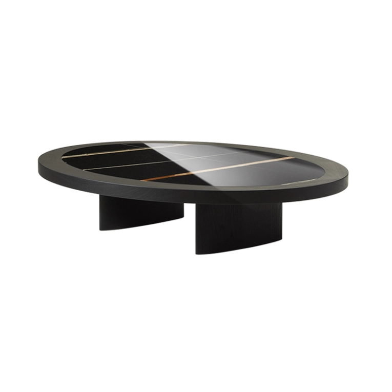 Table basse MONTA Marbre Sahara noir CASSINA