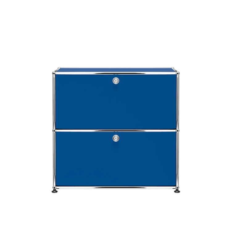 Meuble de rangement USM HALLER S2 Bleu gentiane USM HALLER