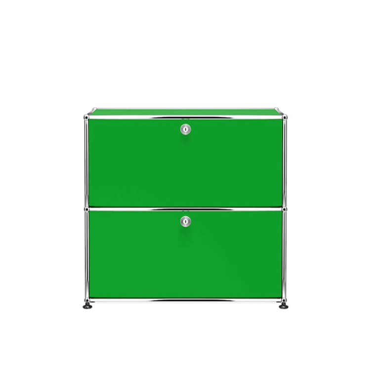 Meuble de rangement USM HALLER S2 Vert USM USM HALLER