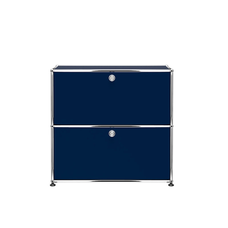 Meuble de rangement USM HALLER S2 Bleu acier USM HALLER