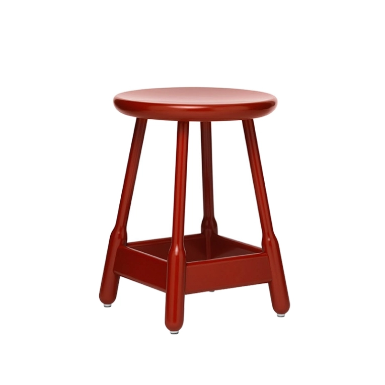 Tabouret ALBERT STOOL Rouge MASSPRODUCTIONS