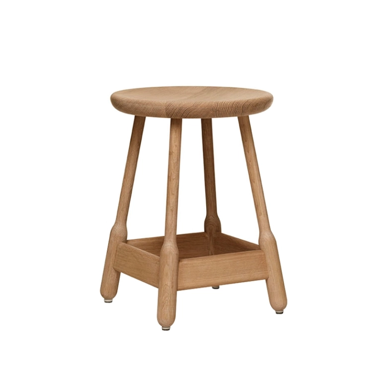 Tabouret ALBERT STOOL Chêne MASSPRODUCTIONS