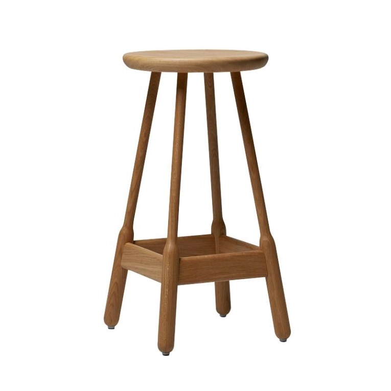 Tabouret haut ALBERT BAR STOOL Chêne MASSPRODUCTIONS
