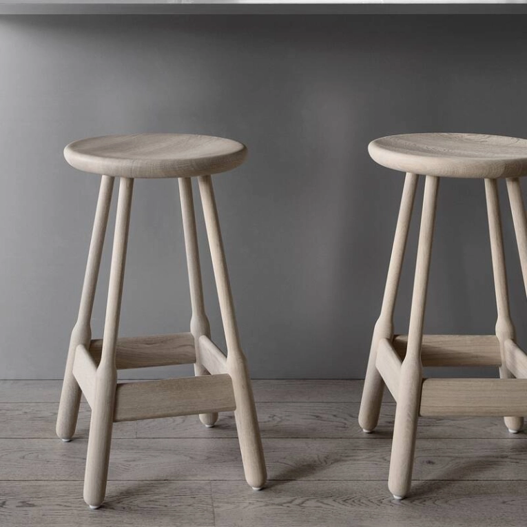 Tabouret haut ALBERT BAR STOOL Chêne MASSPRODUCTIONS
