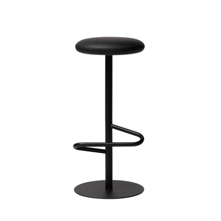 Tabouret haut ODETTE STOOL Noir MASSPRODUCTIONS