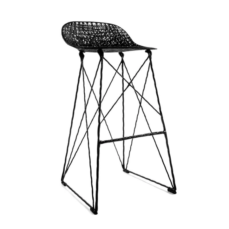 Tabouret haut CARBON Tabouret Noir MOOOI
