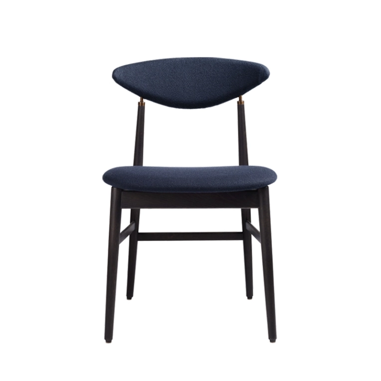 Chaise GENT Bleu 554/ noir GUBI