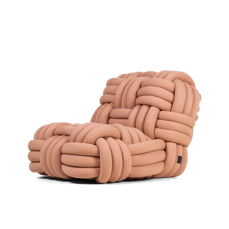Fauteuil KNITTY Corail MOOOI