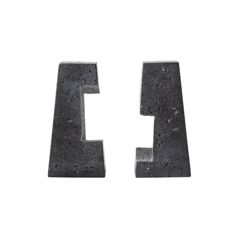 Objet décoratif Serre-livres CONVERGE Noir AUDO COPENHAGEN