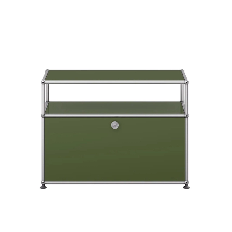 Meuble de rangement USM HALLER O1 Vert olive USM HALLER