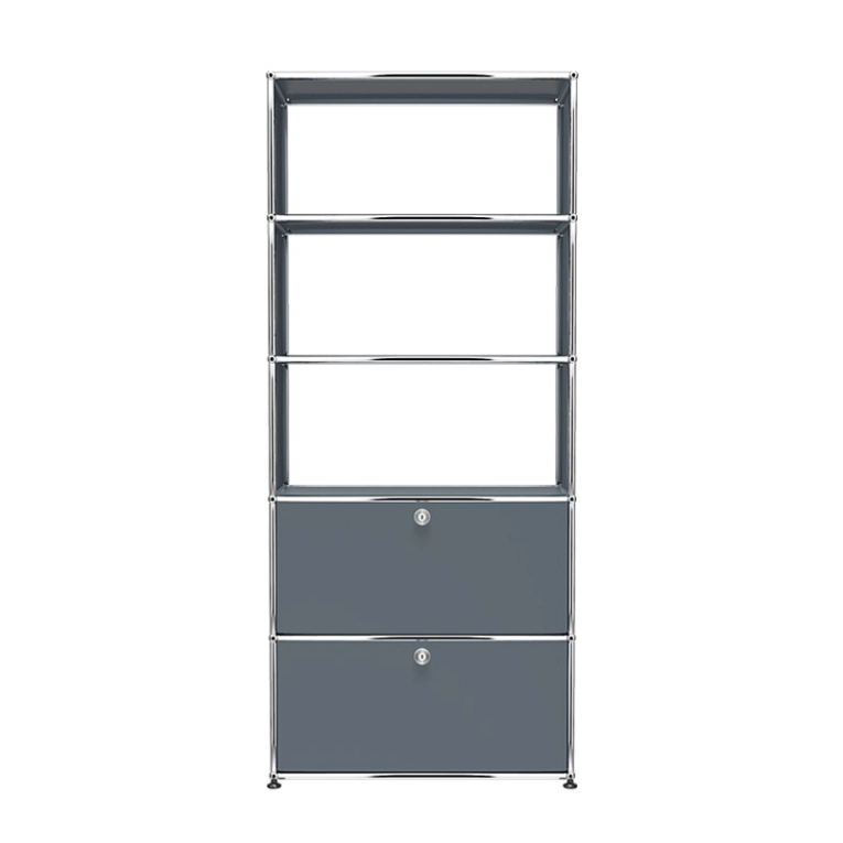 Etagère USM HALLER M24 Gris moyen  USM HALLER