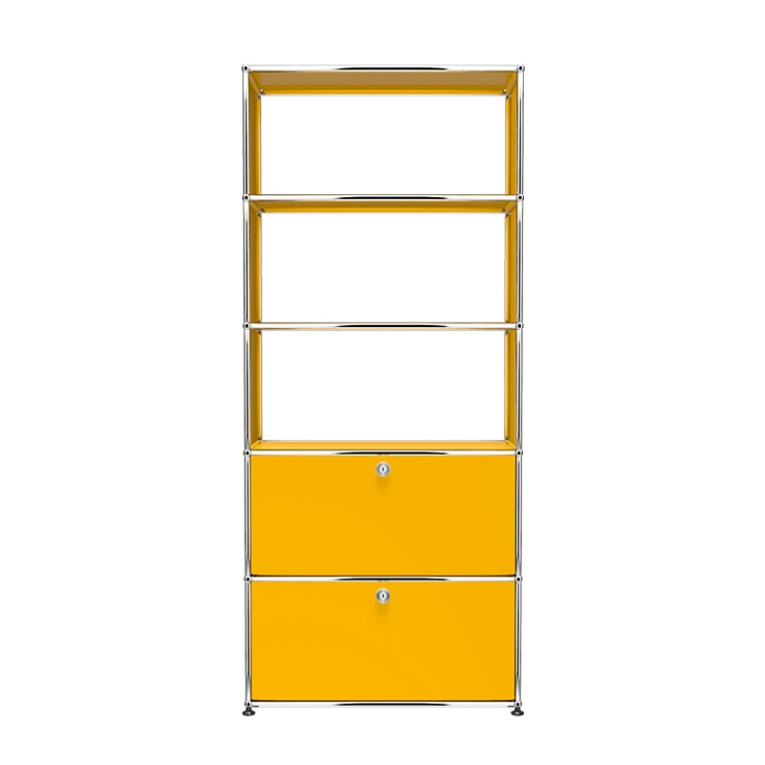 Etagère USM HALLER M24 Jaune or USM HALLER