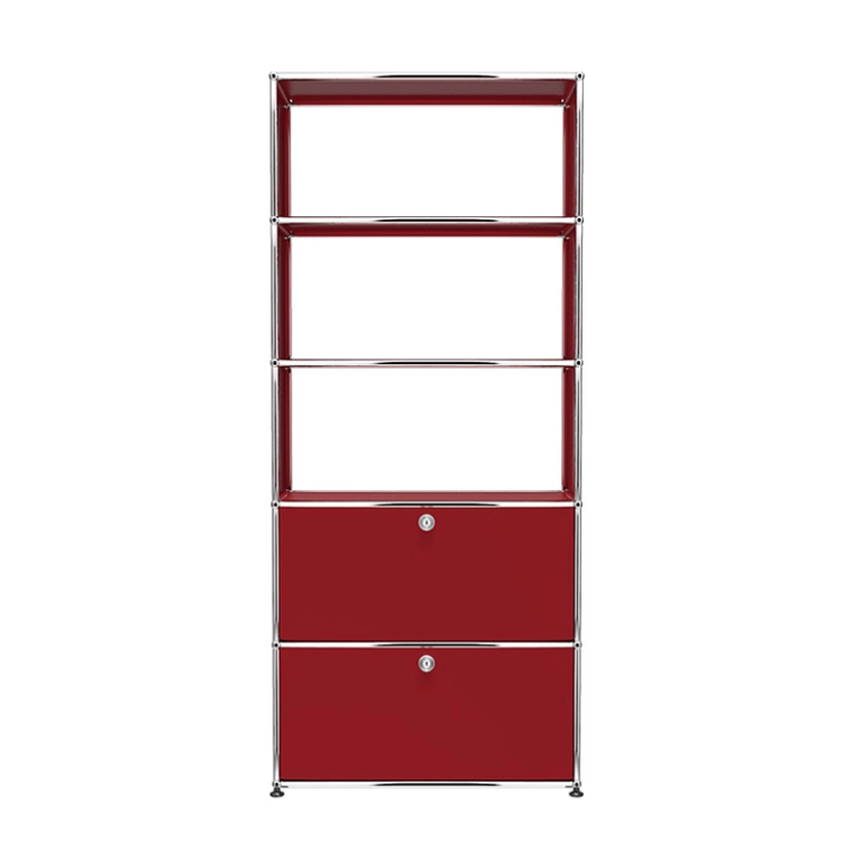 Etagère USM HALLER M24 Rouge rubis USM USM HALLER