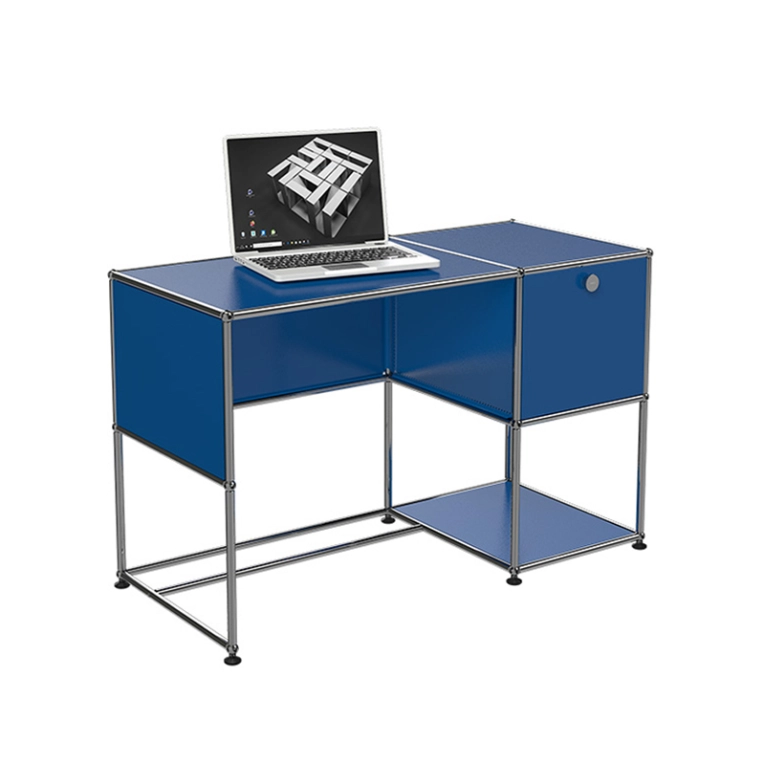 Bureau USM HALLER B21 HOME OFFICE Bleu gentiane USM HALLER
