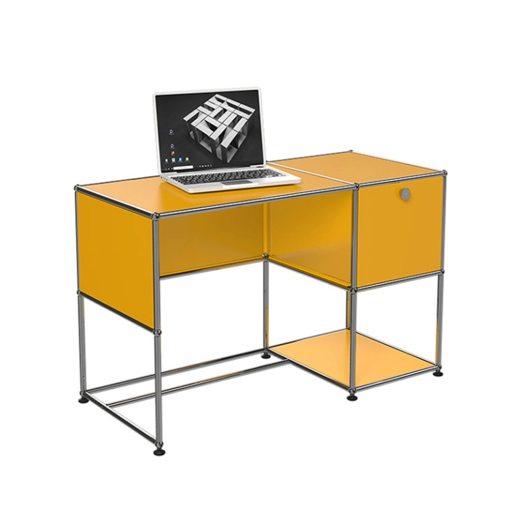 Bureau USM HALLER B21 HOME OFFICE Jaune or USM HALLER