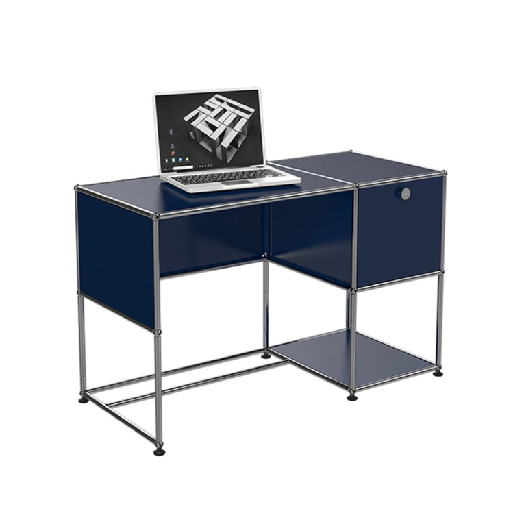 Bureau USM HALLER B21 HOME OFFICE Bleu acier USM HALLER