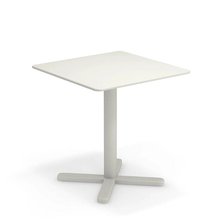 Table extérieur DARWIN 70x70 Blanc mat EMU