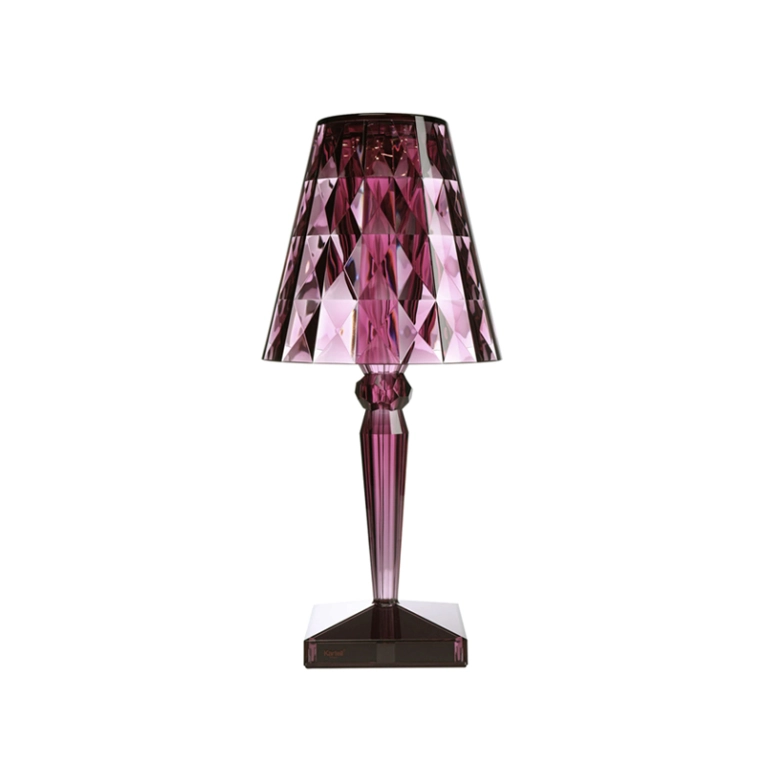 Lampe à poser BIG BATTERY Prune KARTELL