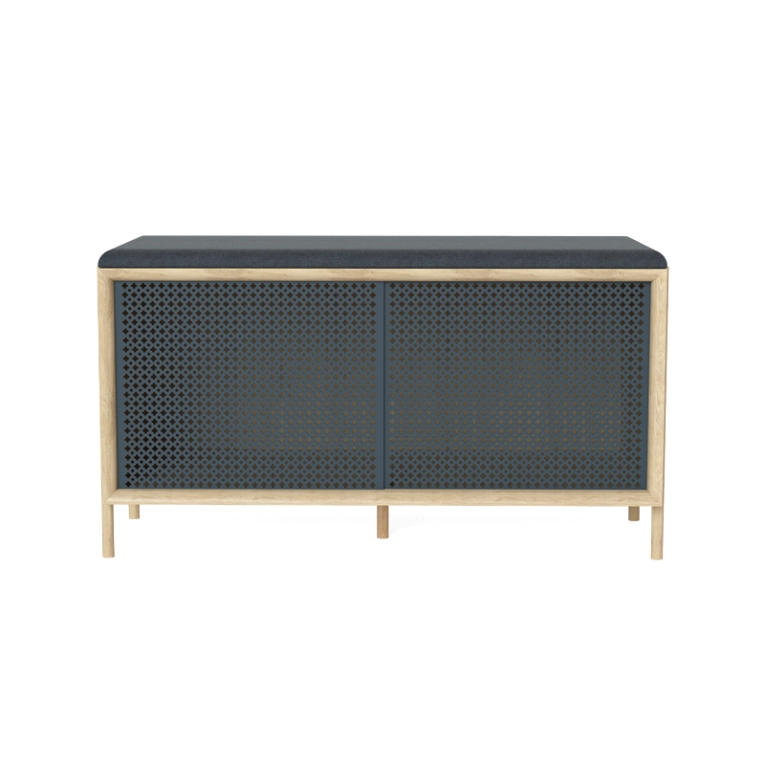 Banc GABIN Chêne/ Gris ardoise HARTO