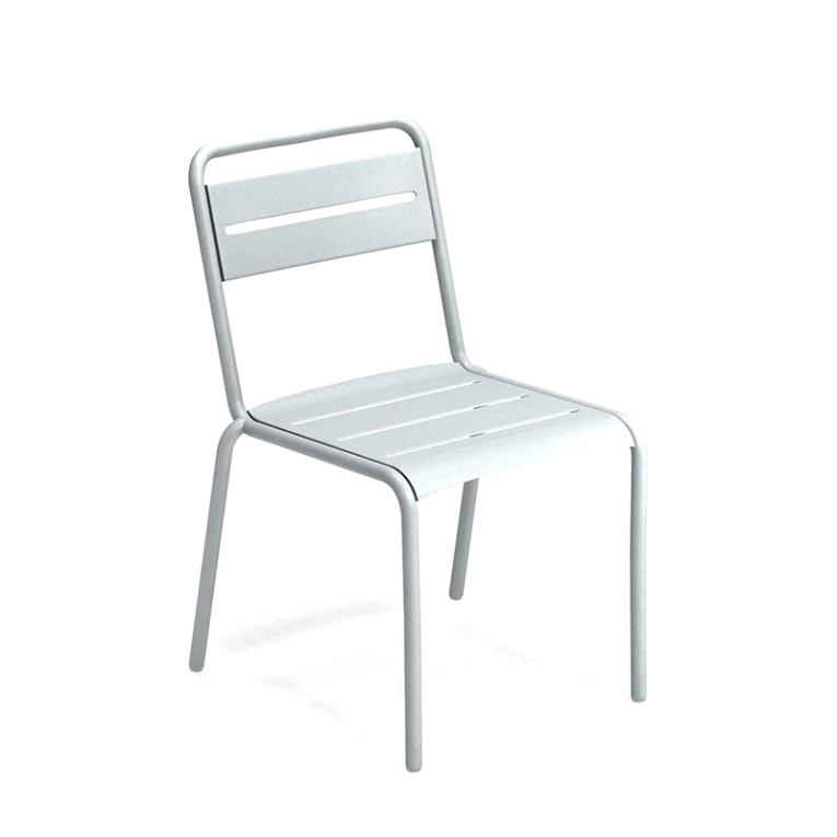Chaise extérieur STAR Blanc mat EMU